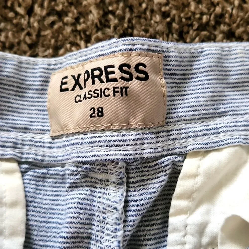 Express Striped Shorts